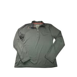 Rhône Mens M Polartec Black Quarter Zip Pullover Performance Athletic Running